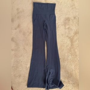 Navy blue soft flare pants